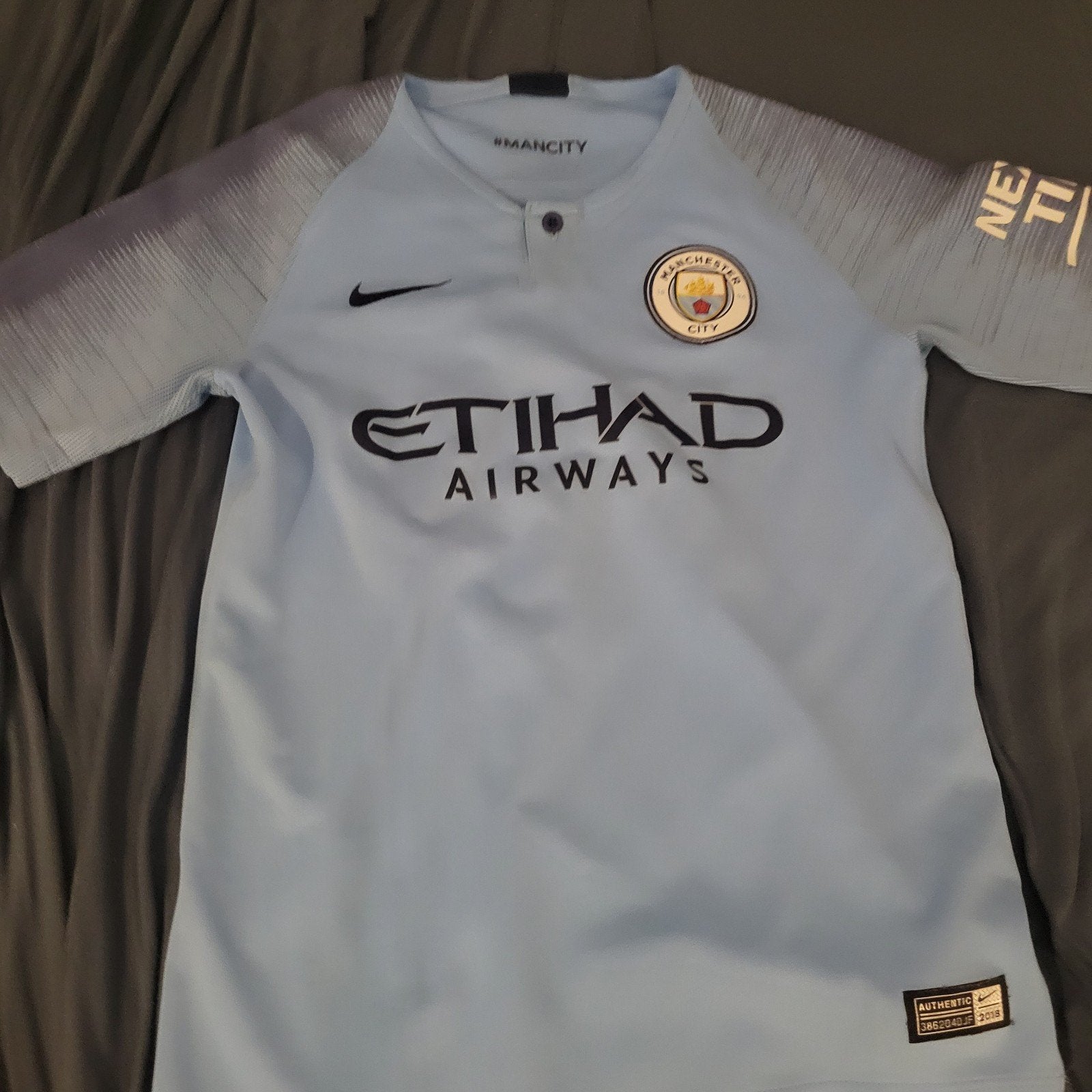 maillot man city, Taille XS ou plus petite, Enlèvement ou Envoi, Utilisé, Maillot