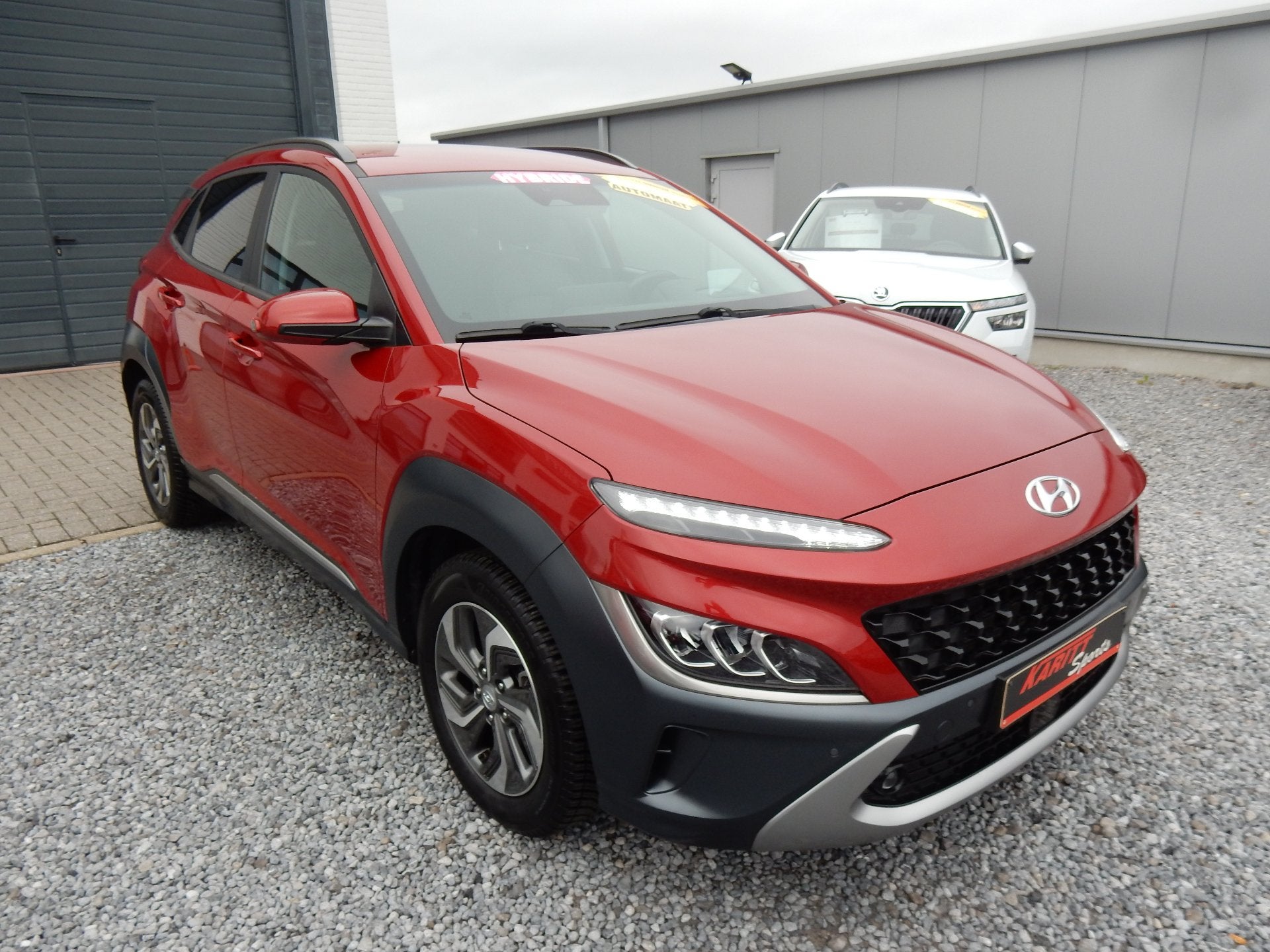 Hyundai KONA Hybride automaat ! 71000km ! trekhaak+ vele opt, Auto's, Automaat, Monovolume, Gebruikt, Zwart