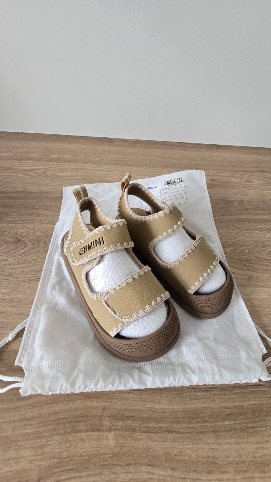 Kinder Sandalen – Crème EU27, Ophalen of Verzenden