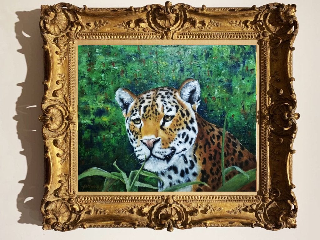 "Leo" Schilderij, Antiek en Kunst, Kunst | Schilderijen | Modern, Verzenden