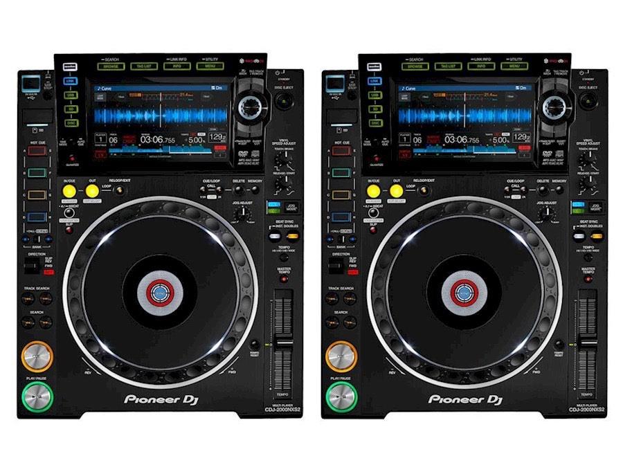 Set 2 Pioneer DJ CDJ 2000 NXS2 2000NXS2 CDJ2000 CDJ2000NXS2, Ophalen, Zo goed als nieuw, Draaitafel, Pioneer