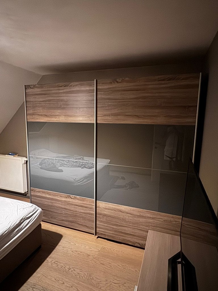 Kleerkast 209x225x58,5cm, Huis en Inrichting, Kasten | Kleerkasten, Ophalen, Met deur(en), Gebruikt, 200 cm of meer
