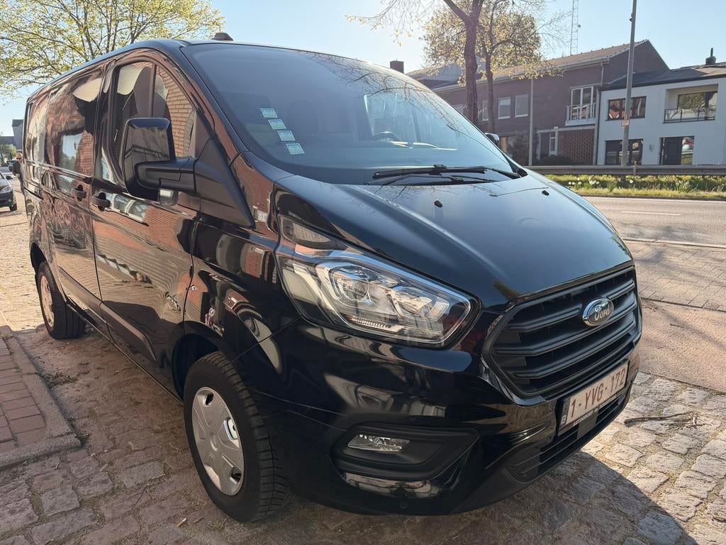 Ford transit custom 2020 EXPORT, Auto's, Ford, Euro 6, Zwart, Particulier, Transit
