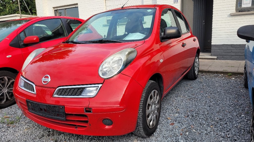 nissan micra 1.3 wordt GEKEURD AIRCO 5 deurs 2010, Autos, Nissan, Rouge, Entreprise, 1300 cm³, 5 portes