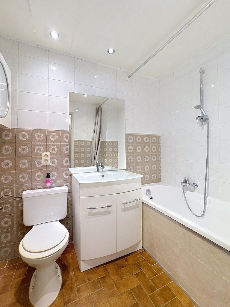 Badkamermeubel van 80 cm met wastafel en toilet, Ophalen, Gebruikt, 100 tot 150 cm, 50 tot 100 cm