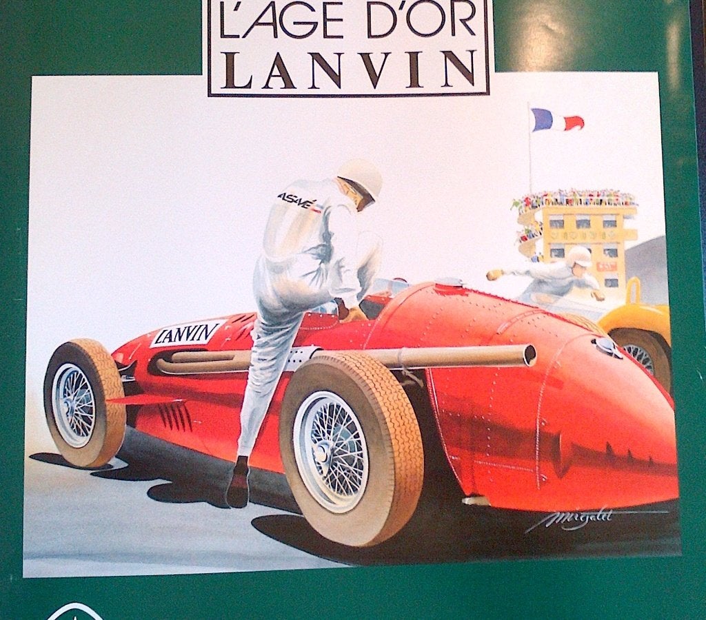 Affiche originale vintage 1989, AUTODROME DE MONTLHERY -, Ophalen, Rechthoekig Staand, Sport