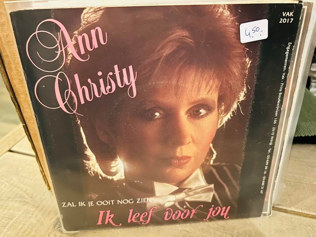 Ann Christy : ik leef voor jou, Cd's en Dvd's, Vinyl Singles, Ophalen of Verzenden, Zo goed als nieuw