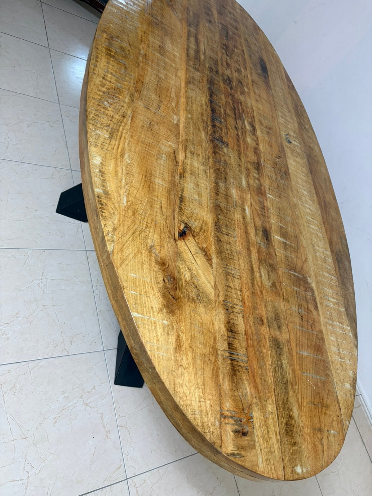Grote eettafel 218 cm – 6/8 personen, Enlèvement, Utilisé