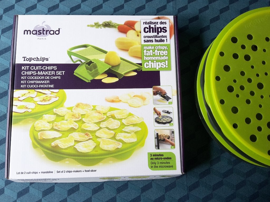 Chipsmaker, Mastrad, als nieuw, 4 siliconen plateaus, gezond, Ophalen of Verzenden, Nieuw