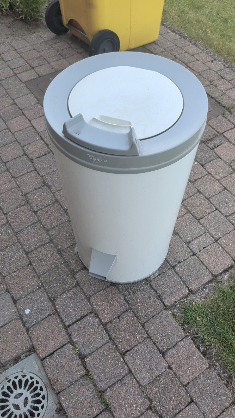 Zwierder/droger Whirlpool, Elektronische apparatuur, Ophalen, 6 tot 8 kg, Gebruikt, Minder dan 85 cm