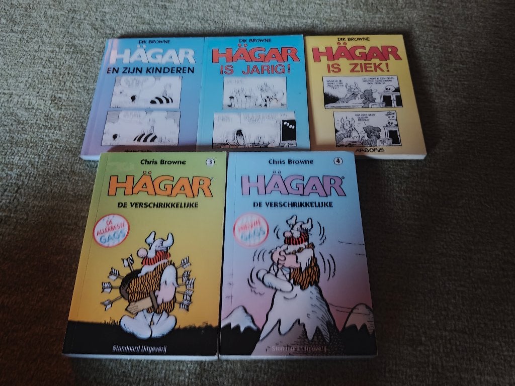 Pakket Hägar de Verschrikkelijke Dik Browne strips (nr. 2), Boeken, Ophalen of Verzenden, Zo goed als nieuw