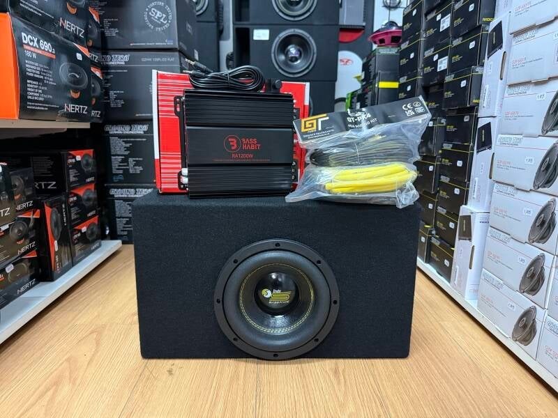Minipowerpack 6 - Bassface/Bass Habit - 8 inch - 500 watt, Informatique & Logiciels, Enceintes Pc