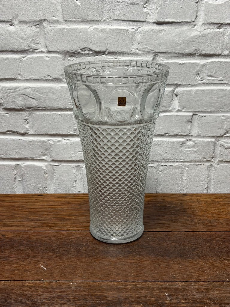 Vintage Oberglas Austria Glazen Vaas, Ophalen of Verzenden