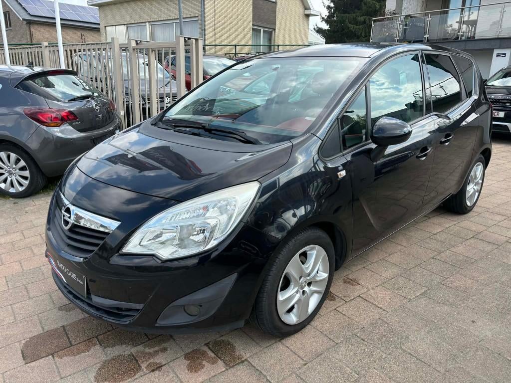 Opel Meriva 1.4 benzine van 2010, Auto's, Euro 5, Zwart, Bedrijf, Meriva
