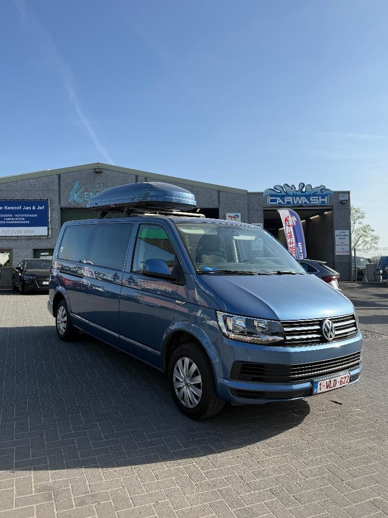 Volkswagen Caravelle 2019, Auto's, Volkswagen, Voorwielaandrijving, 4 cilinders, Blauw, 9 zetels