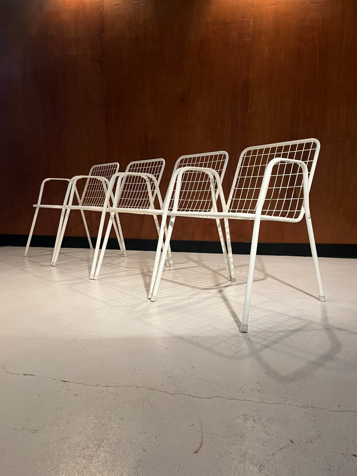 4 chaises vintage Emu Rio 1980 •livraison gratuite•, Huis en Inrichting, Stoelen, Gebruikt, Ophalen