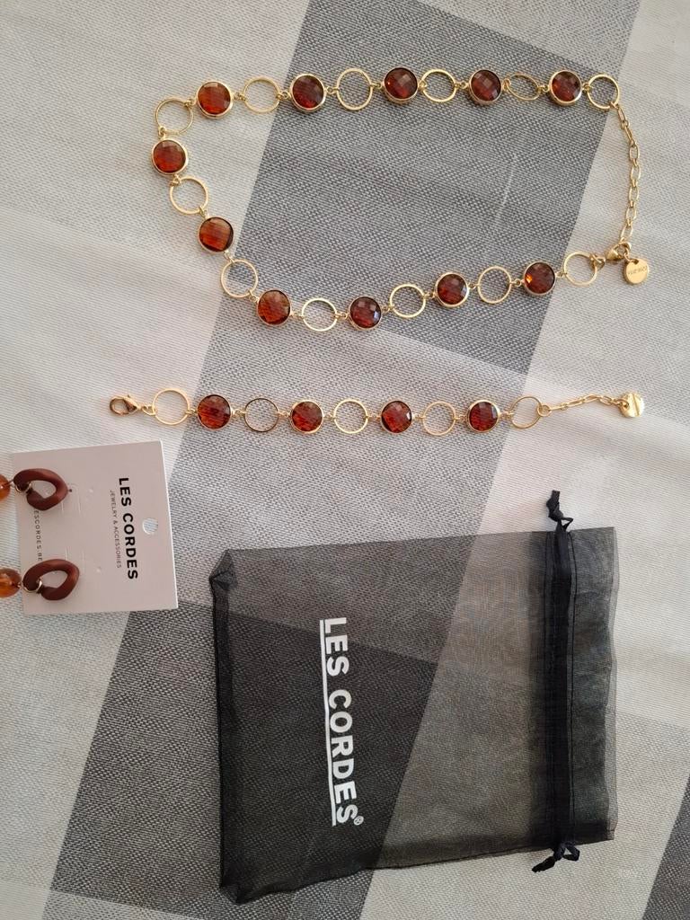 Les cordes,nieuw! Ketting armband en oorringen, Handtassen en Accessoires, Ophalen of Verzenden