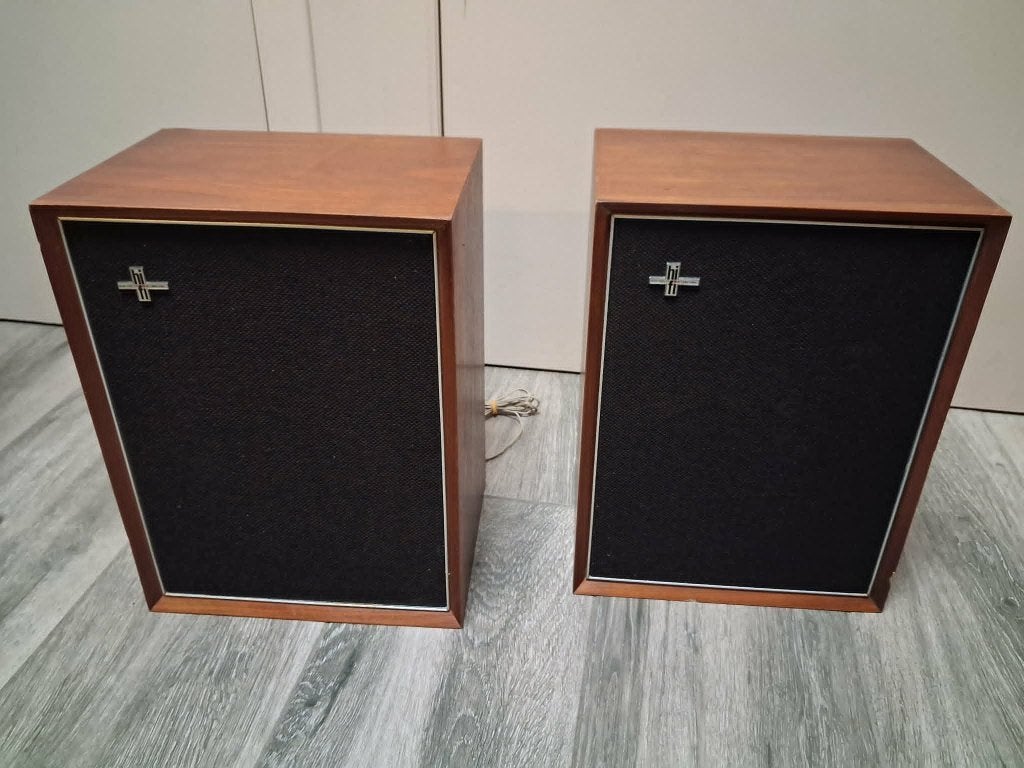 Set Philips 22RH493/02 vintage luidsprekers, TV, Hi-fi & Vidéo, Enceintes, Utilisé, Enceintes stéréo, 60 à 120 watts, Philips