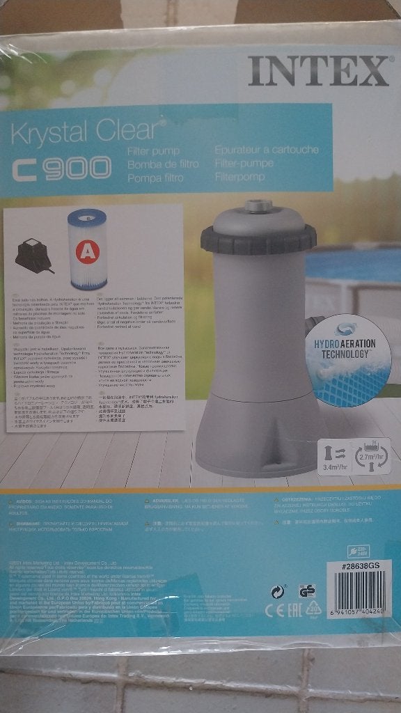 Pompe intex c900, Enlèvement, Utilisé, Pompe