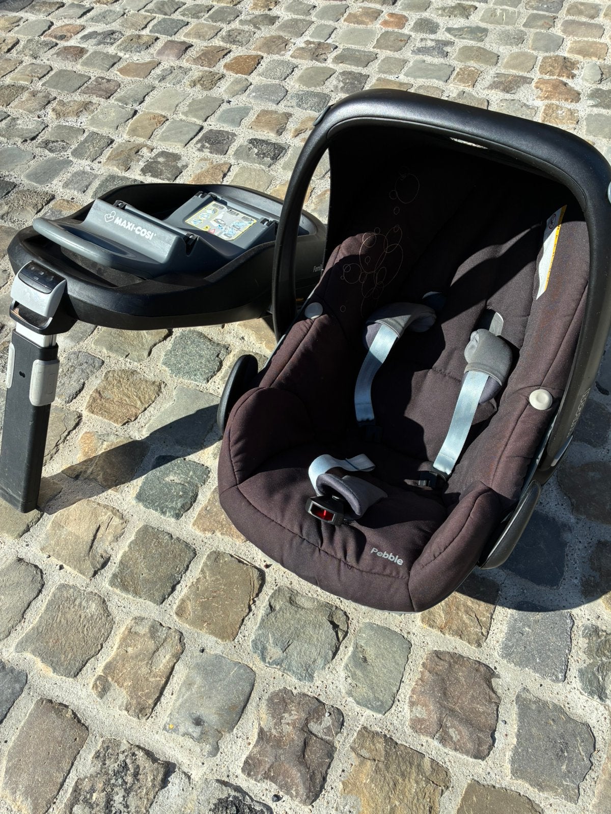 Maxi Cosi Pebble avec base family fix, Enlèvement, Utilisé, Maxi-Cosi, Isofix