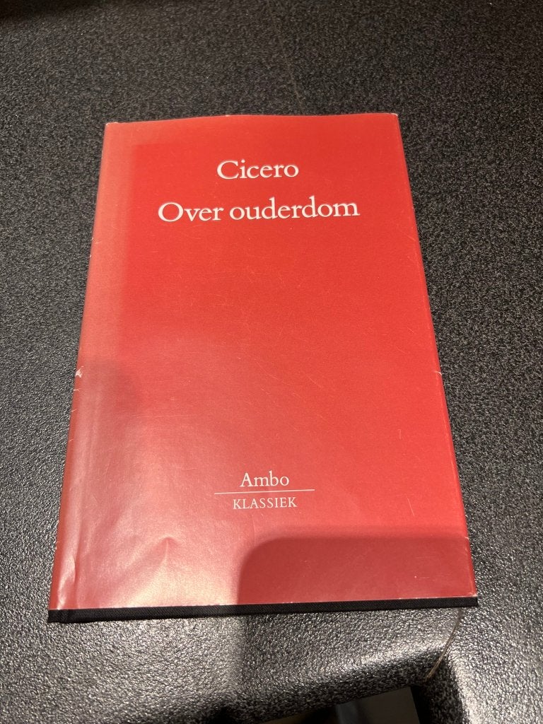 Over Ouderdom - Cicero *Ambo Klassiek*, Livres, Philosophie, Utilisé, Général, Enlèvement ou Envoi