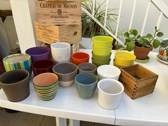 Cache pots diamètre 12 cm et +, Moins de 25 cm, Enlèvement, Utilisé, Intérieur