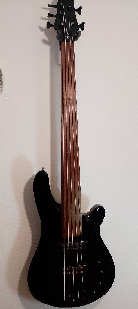 Basse HB B_550fl bk, Enlèvement, Comme neuf, Électrique, Fretless