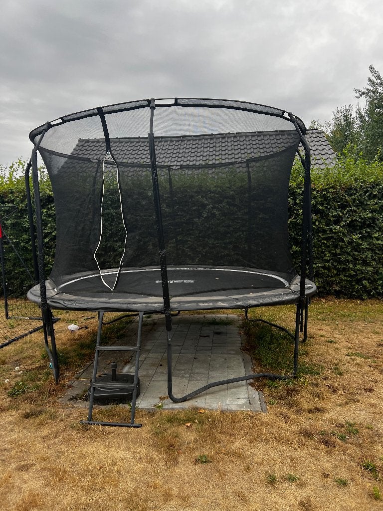 Salta - Premium Black Edition  366 cm, Kinderen en Baby's, Speelgoed | Buiten | Trampolines, Ophalen, Gebruikt