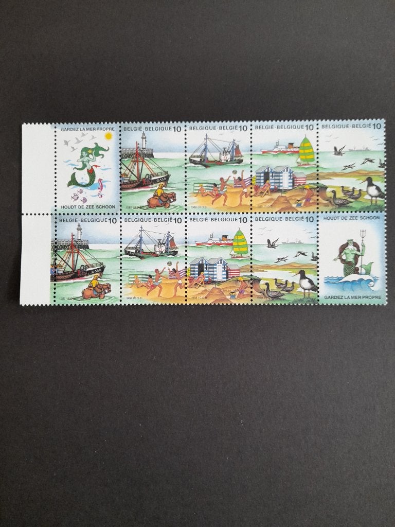 België - De Zee - 2273B ** en 2276B ** - Bfr, Sans timbre, Enlèvement ou Envoi, Non oblitéré, Timbre-poste