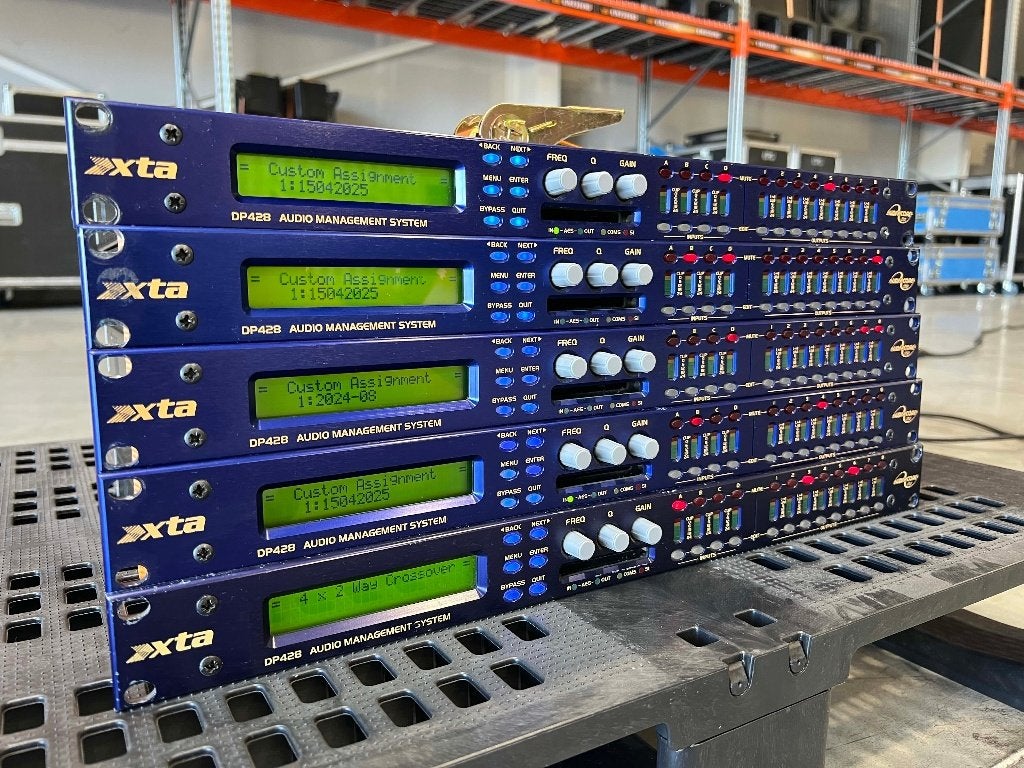 XTA DP428 4in 8out 4x8 speaker management system (3x), Enlèvement ou Envoi, Utilisé
