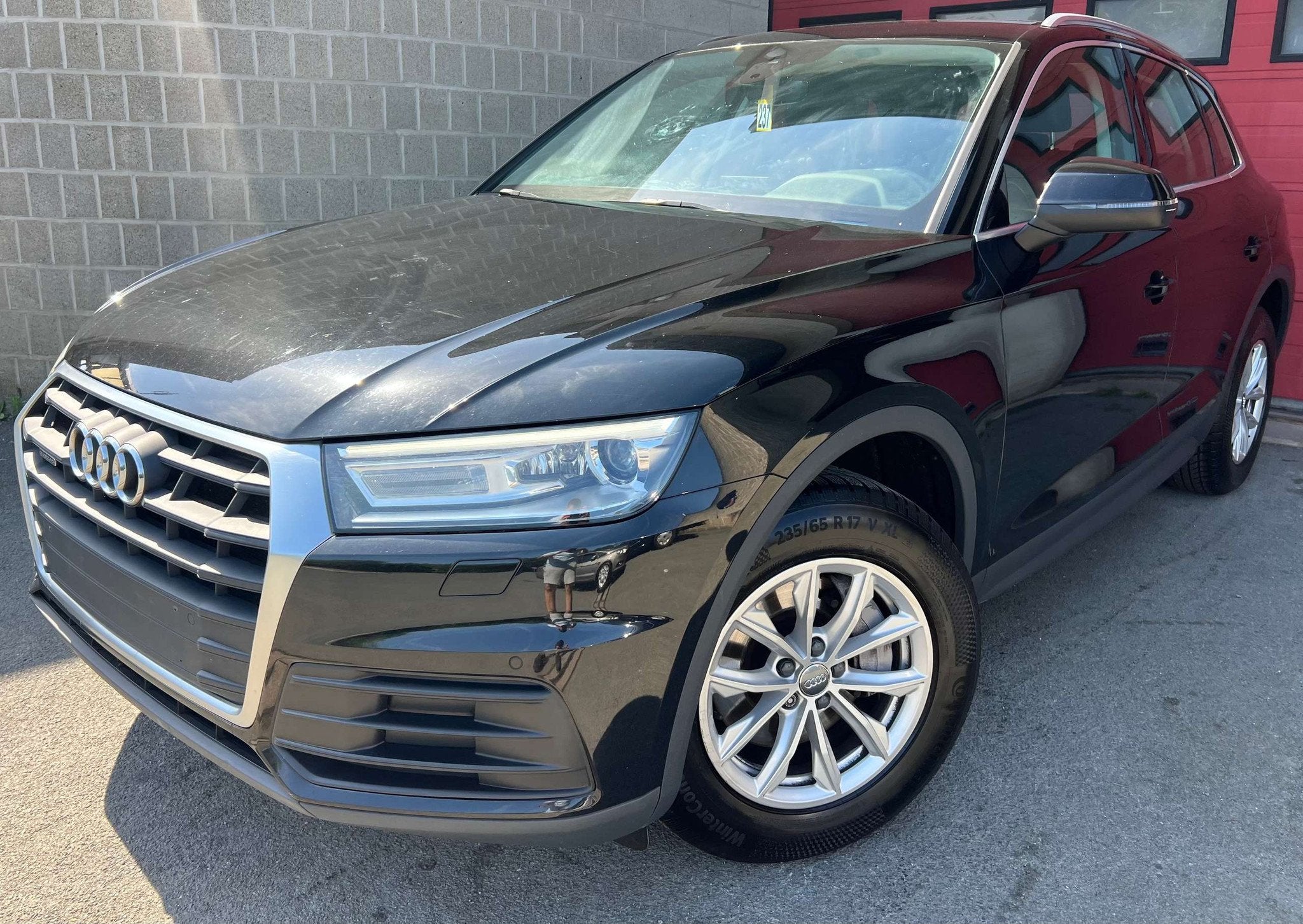 Audi Q5 40 TDi Quattro Business + NAVI + CUIR (bj 2018), Automaat, 2430 kg, Gebruikt, 4 cilinders