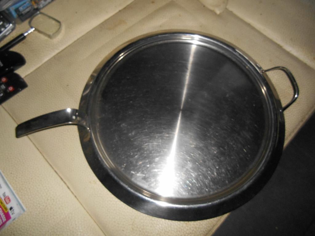 Plancha Grill  en acier inoxidable +-38cm ( made in Belgium), Enlèvement ou Envoi