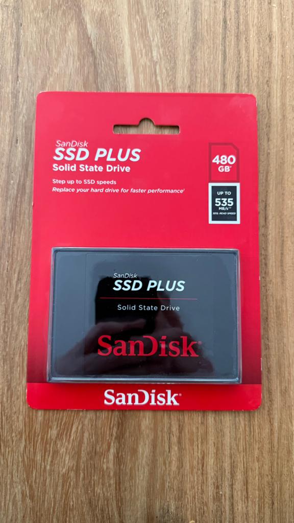 SanDisk Plus 480GB - nieuw, Computers en Software, Harde schijven, Nieuw, Desktop, Intern, SSD, SATA, Ophalen of Verzenden