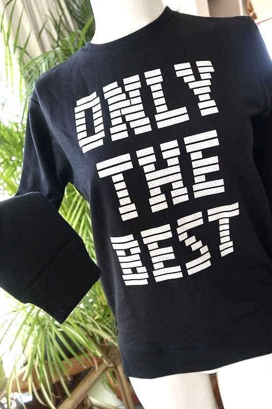 T-shirt only the best sweater, Zwart, Nieuw, Ophalen of Verzenden, Scamps & Boys