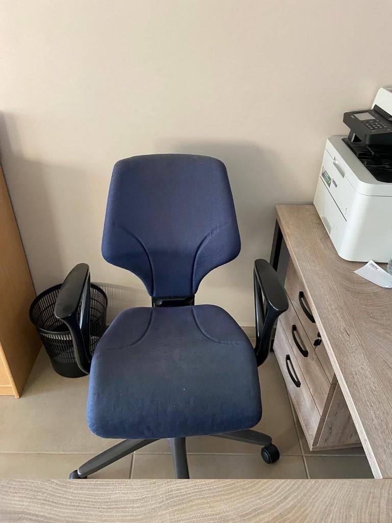 Chaise de bureau - ergonomique, Enlèvement, Utilisé, Bleu, Chaise de bureau