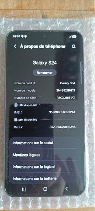 GSM Samsung s24, Télécoms, Téléphonie mobile | Samsung, 256 GB, Enlèvement ou Envoi