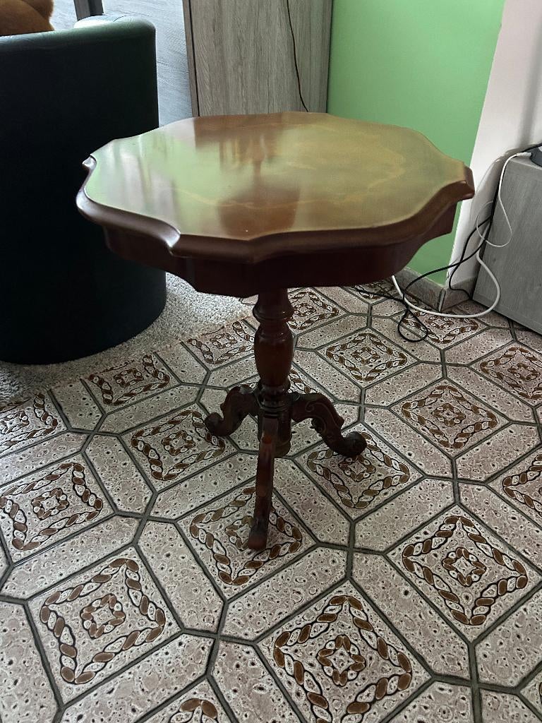 Prachtig bijzettafeltje H68cm B54cm, Ophalen, 55 tot 75 cm, Zo goed als nieuw, Overige vormen
