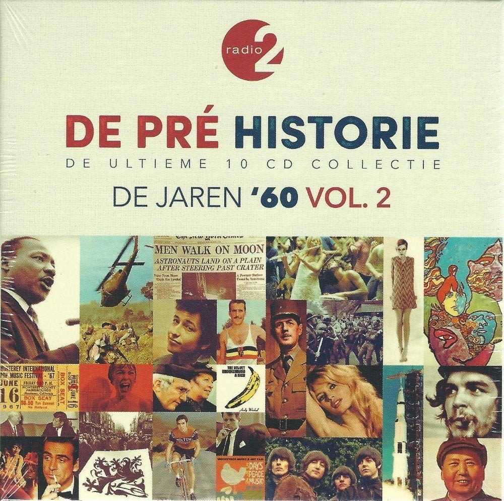 10CD-BOX * DE PRE HISTORIE - ULTIEME COLLECTIE - 60s -Vol. 2, Cd's en Dvd's, Ophalen of Verzenden, Nieuw in verpakking, Rock, Boxset
