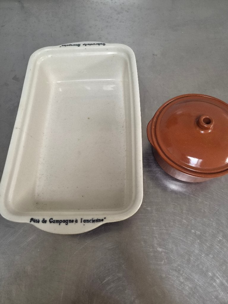 Set van 2 kookschalen, Ophalen, Gebruikt, Aardewerk, Overige typen