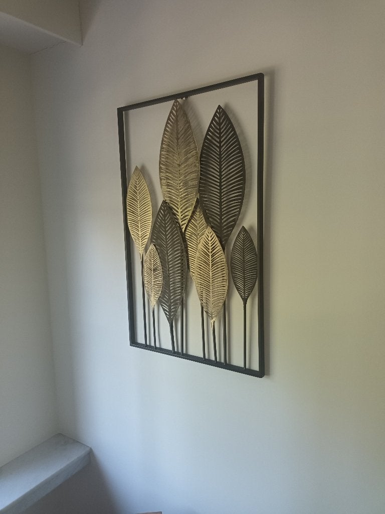 Metalen wanddecoratie, Ophalen, Metaal, Wandhanger, Zwart
