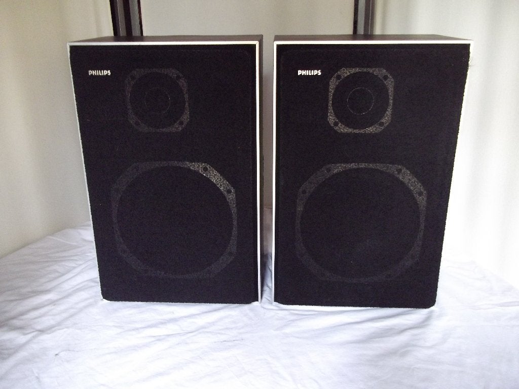 PHILIPS speakers, Audio, Tv en Foto, Luidsprekerboxen, Philips, Gebruikt, Ophalen of Verzenden, 60 tot 120 watt