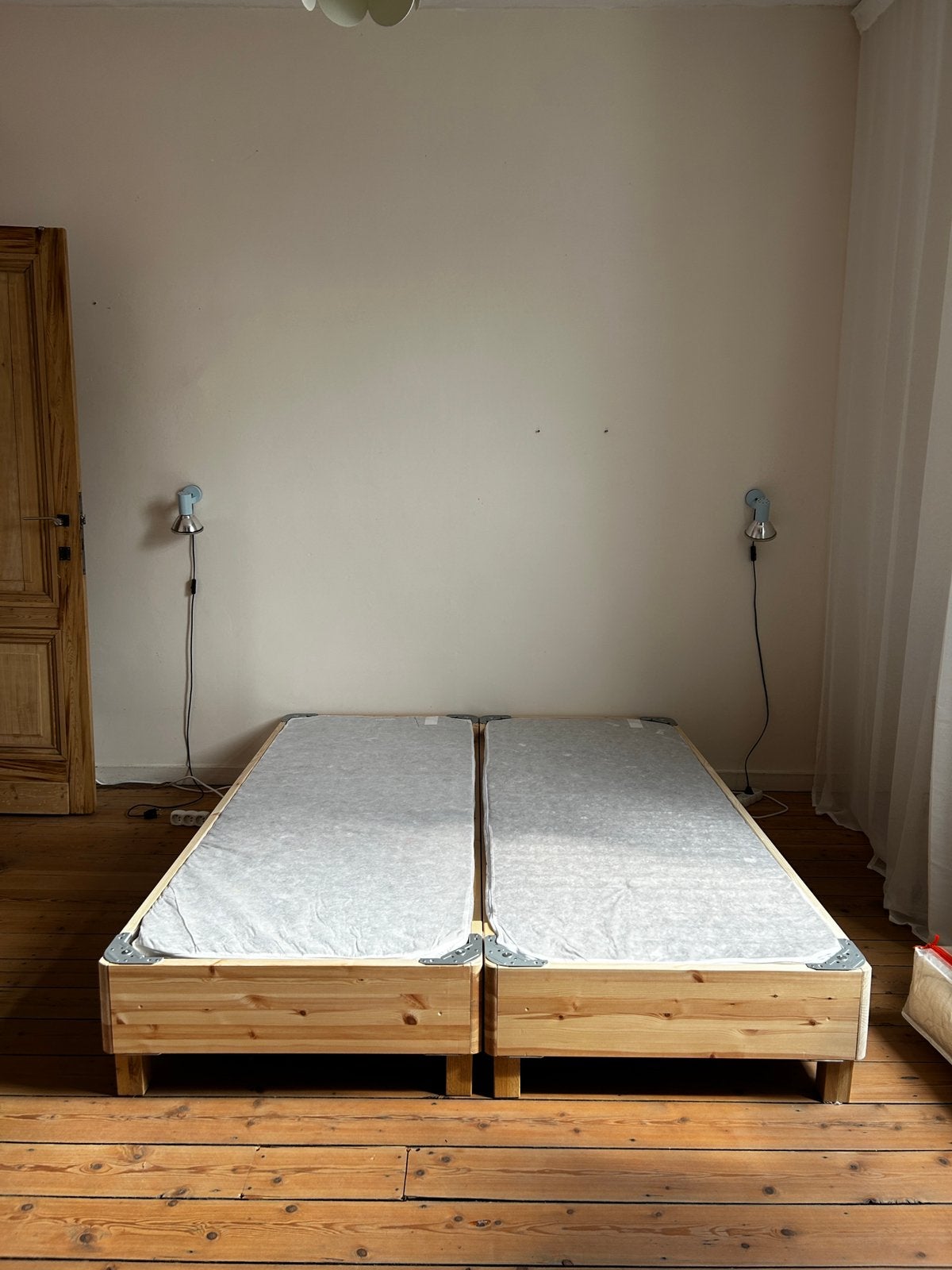 LYNGÖR boxspring 160x200, Enlèvement, Comme neuf