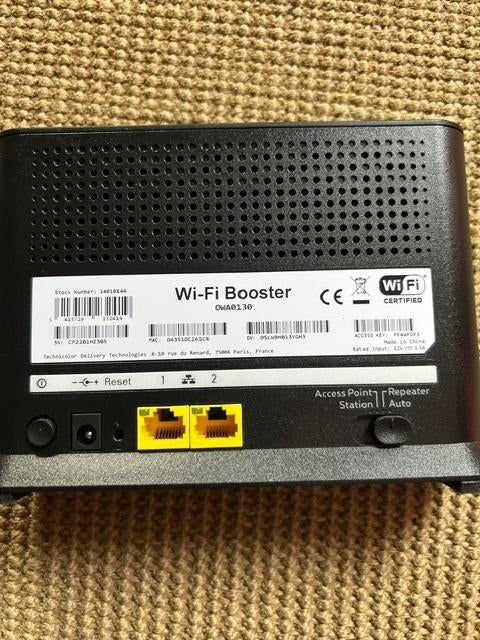 WiFi-versterker Proximus, Computers en Software, Ophalen, Gebruikt, PROXIMUS BELGACOM