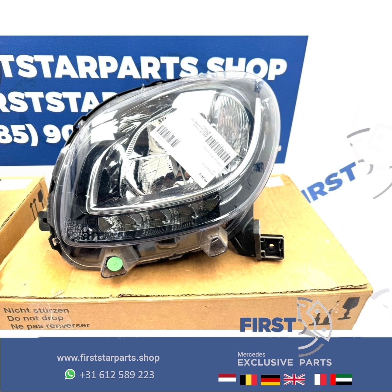 SMART KOPLAMP LINKS A4538200739 Smart ForTwo 2014-  HEADLIGH, Gebruikt, -, -, Ophalen of Verzenden