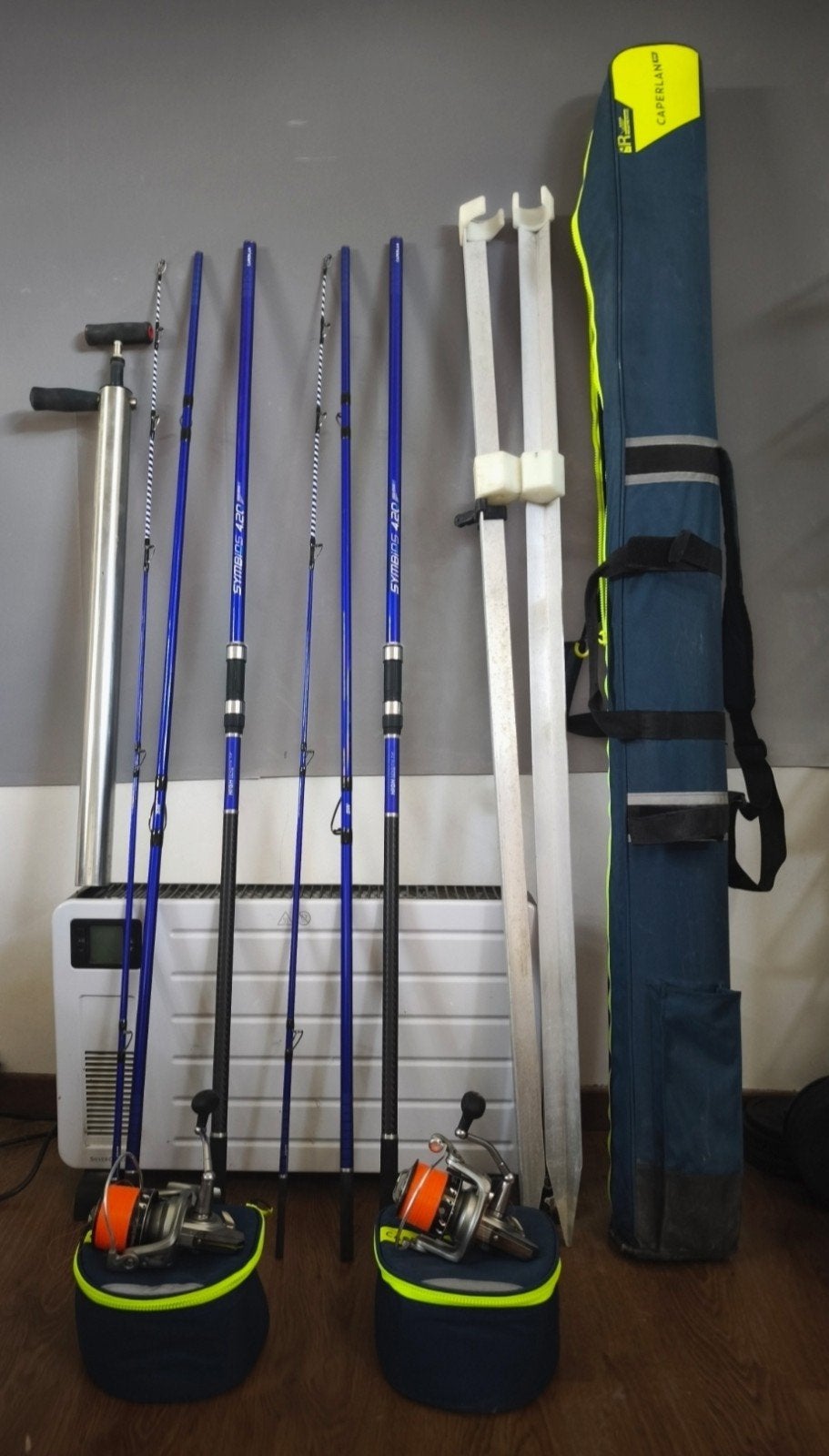 Ensemble surfcasting, Enlèvement, Moulinet