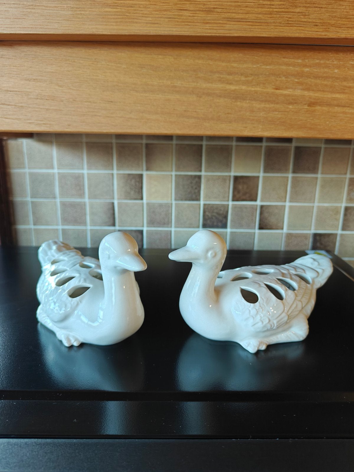 2 vintage flower frogs, Verzamelen, Ophalen of Verzenden