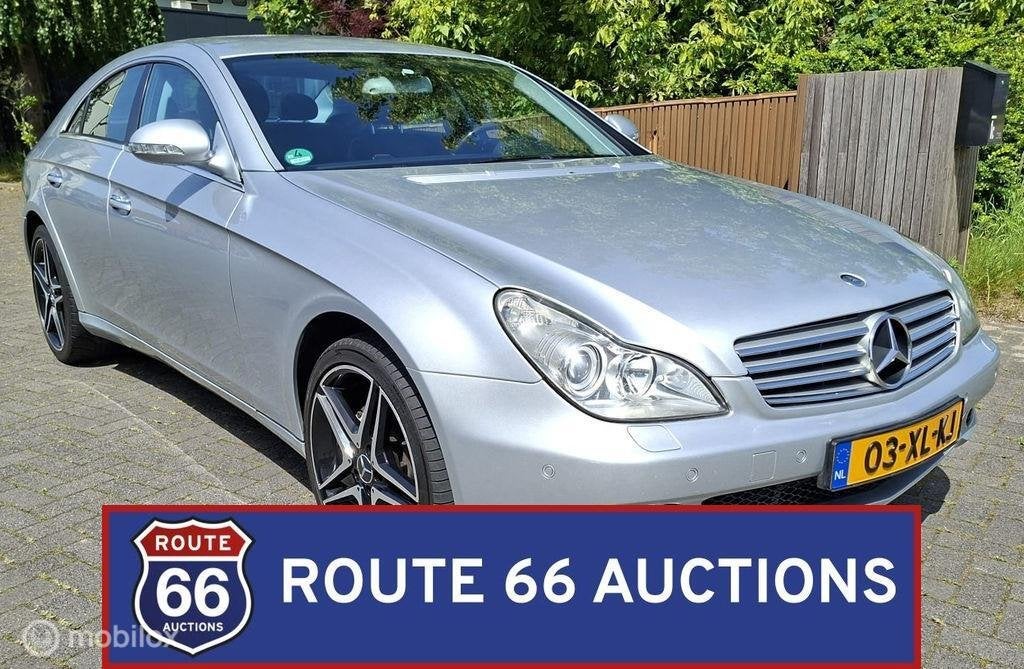 Mercedes-Benz CLS 500 | 2007 | Route 66 Auctions, Auto's, Gebruikt, Zwart, Bedrijf, Handgeschakeld