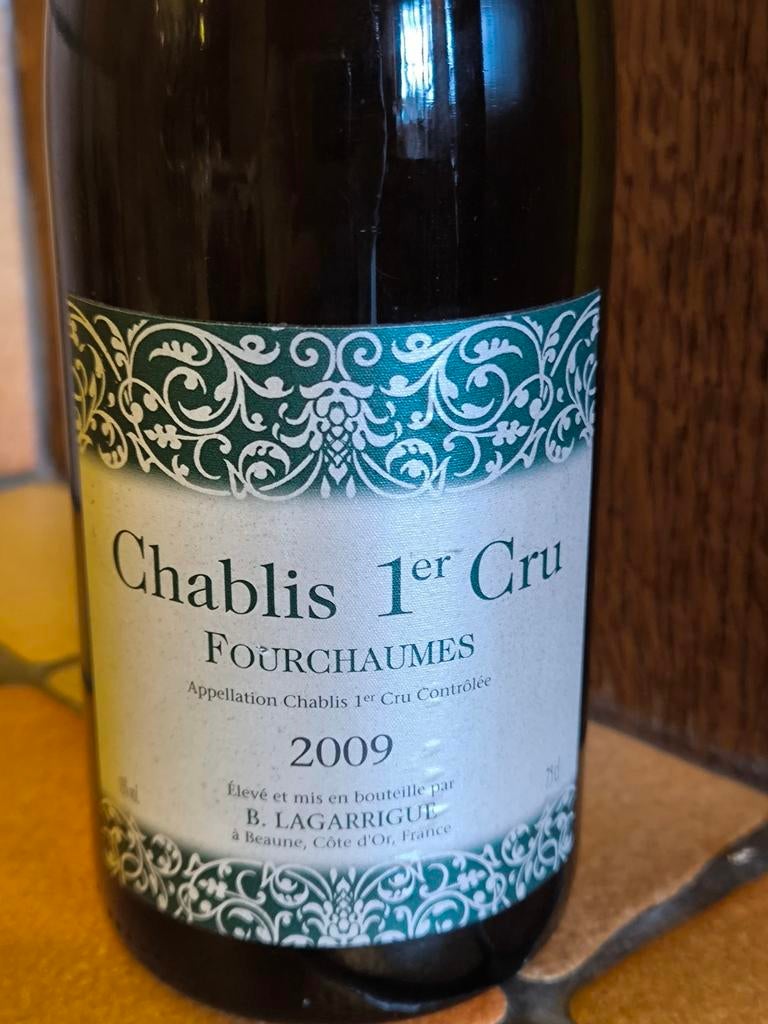 Chablis 1er Cru 2009, Collections, Vins, Enlèvement ou Envoi, Comme neuf, Vin blanc