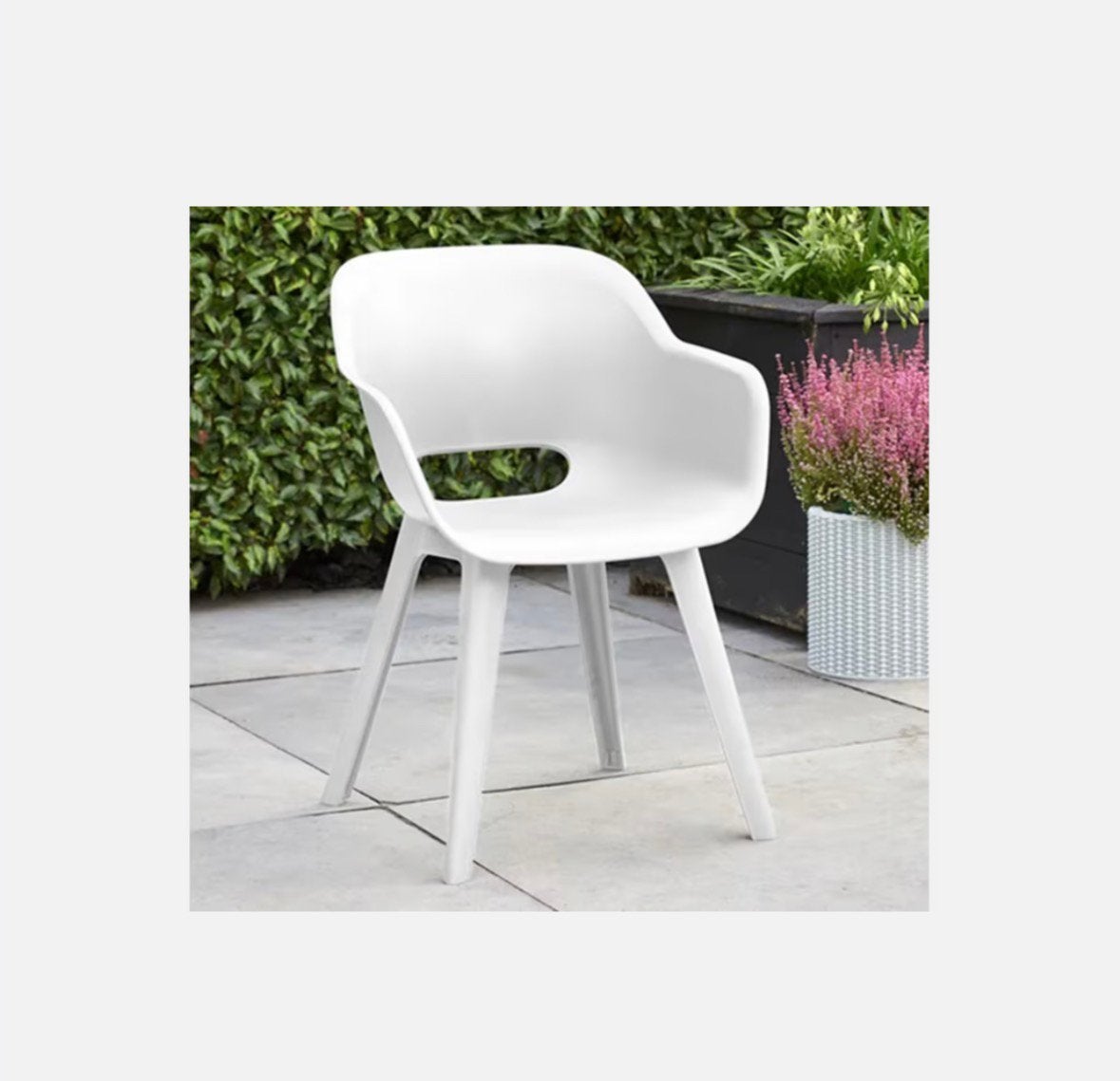 Allibert tuinstoelen wit, Ophalen, Nieuw