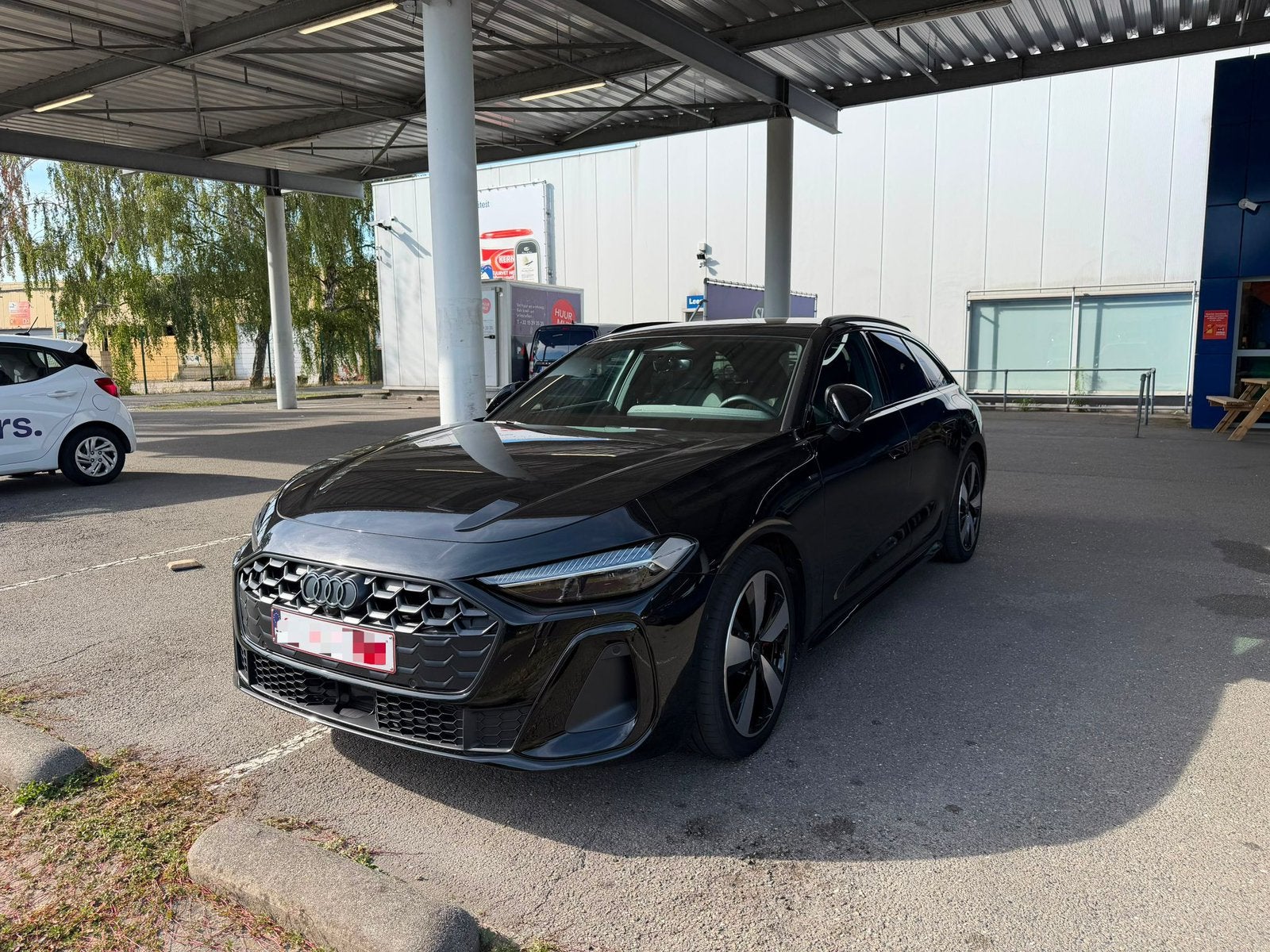 AUDI A5 AVANT 2.0 TFSI E QUATTRO S-LINE, Auto's, Zwart, Elektrisch, Break, 5 deurs